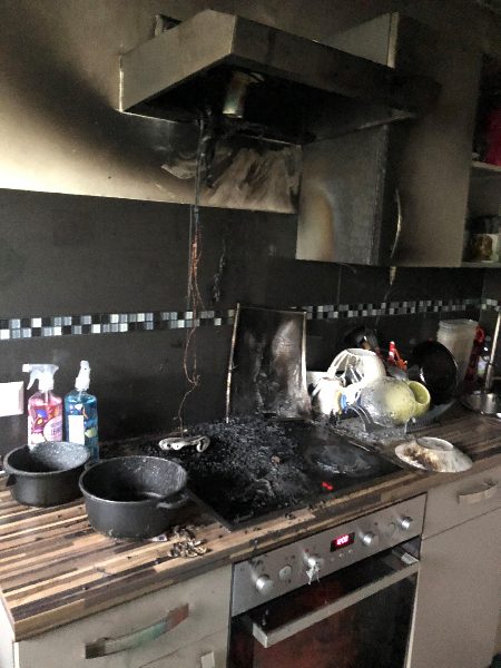 Küchenbrand (Bild 1)